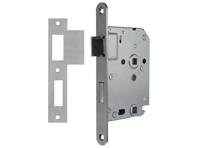2x axa deurslot voor toilet/badkamer axa, 7165, rvs, tl63-8 - afbeelding 3 van  3