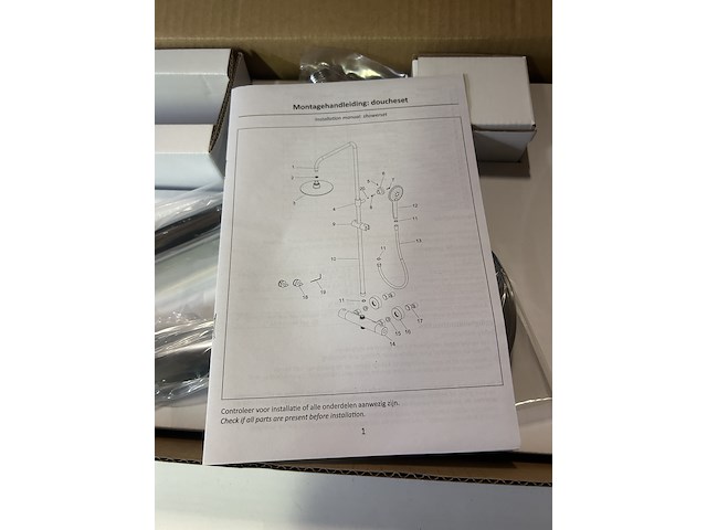 2x badkamer doucheset zonder mengkraan hansgrohe - afbeelding 2 van  11