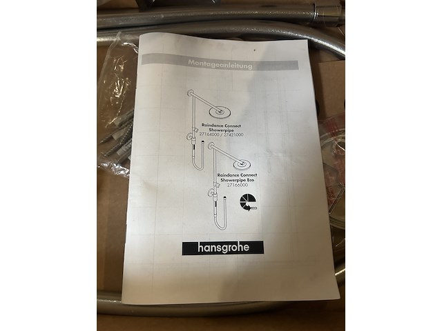 2x badkamer doucheset zonder mengkraan hansgrohe - afbeelding 3 van  11