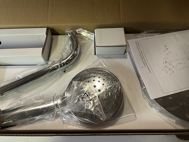 2x badkamer doucheset zonder mengkraan hansgrohe - afbeelding 10 van  11