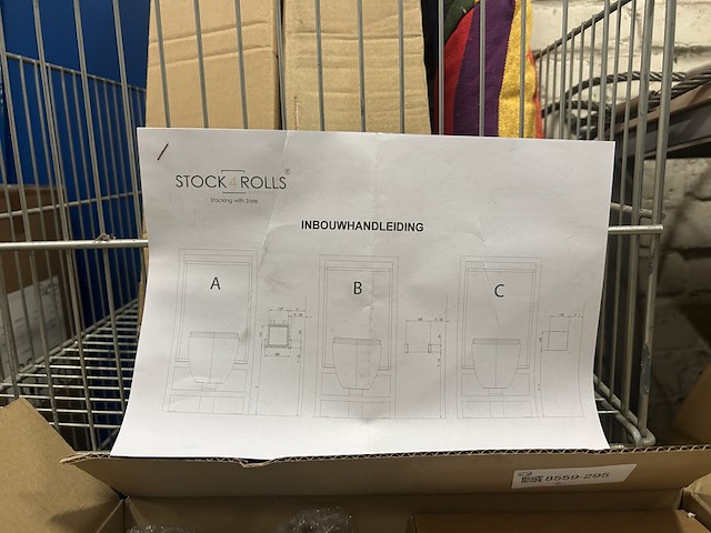 2x badkamer/sanitair accessoires en toebehoren stock4rolls - afbeelding 2 van  5