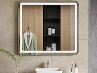 2x badkamerspiegel met led, cityline, lm-129, spiegel, 2025 - afbeelding 1 van  4