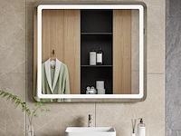 2x badkamerspiegel met led, cityline, lm-129, spiegel, 2025