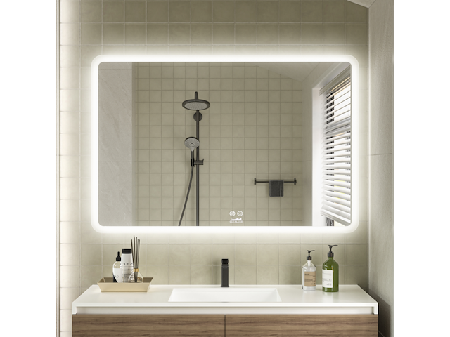 2x badkamerspiegel met led, cityline, lm-130, spiegel, 2025 - afbeelding 1 van  4