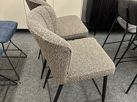 2x bakrukken fourty, mxsofa, geweven, antraciet - afbeelding 4 van  5