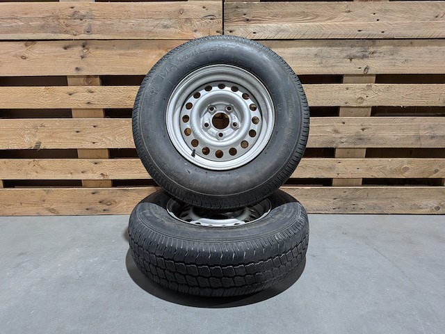 2x band, gt-radial, maxmiler 195r14c 106/104n 8pr lt - afbeelding 1 van  8