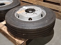 2x band met velg (t.b.v. schmidt veegmachine), 215/75r 17.5 - afbeelding 2 van  9