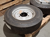 2x band met velg (t.b.v. schmidt veegmachine), 215/75r 17.5 - afbeelding 6 van  9