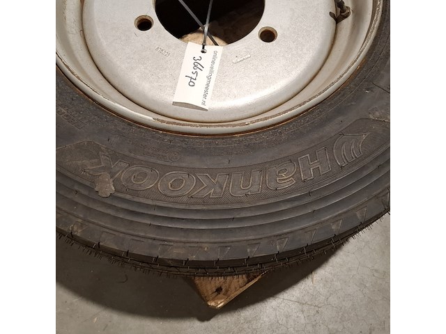 2x band met velg (t.b.v. schmidt veegmachine), 215/75r 17.5 - afbeelding 8 van  9