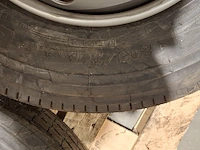 2x band met velg (t.b.v. schmidt veegmachine), 215/75r 17.5 - afbeelding 5 van  9