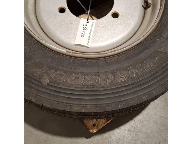 2x band met velg (t.b.v. schmidt veegmachine), 215/75r 17.5 - afbeelding 8 van  9