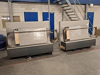 2x bank, beige / antraciet