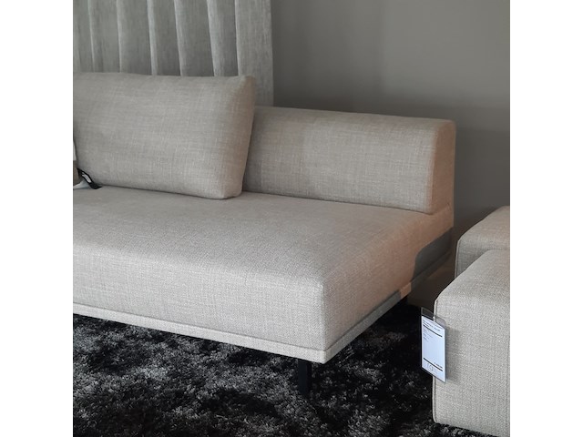 2x bank en 2x poef eyye, dura lounge, champagne - afbeelding 2 van  14