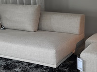 2x bank en 2x poef eyye, dura lounge, champagne - afbeelding 2 van  14