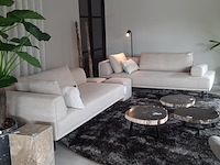 2x bank en 2x poef eyye, dura lounge, champagne - afbeelding 1 van  14