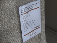 2x bank en 2x poef eyye, dura lounge, champagne - afbeelding 7 van  14