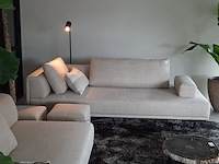 2x bank en 2x poef eyye, dura lounge, champagne - afbeelding 8 van  14