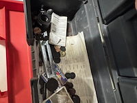 2x bankschroef, bandschuurmachine en multitool - afbeelding 7 van  11