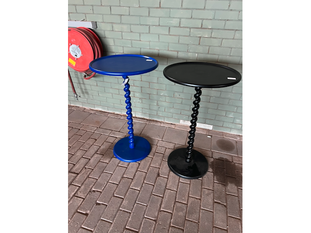 2x bar tafel / sta tafel, polspotten - afbeelding 2 van  4