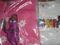 2x barbapapa t-shirt maat 116 / 122