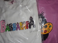 2x barbapapa t-shirt maat 152 / 158
