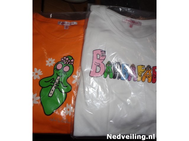 2x barbapapa t-shirt maat 152 / 158 - afbeelding 2 van  3
