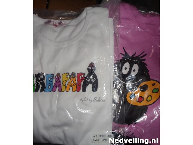 2x barbapapa t-shirt maat 152 / 158 - afbeelding 3 van  3