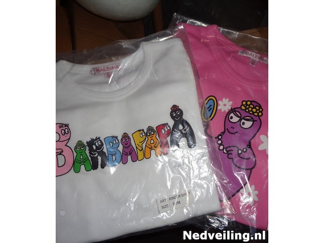 2x barbapapa t-shirt maat 92 / 98 - afbeelding 2 van  3