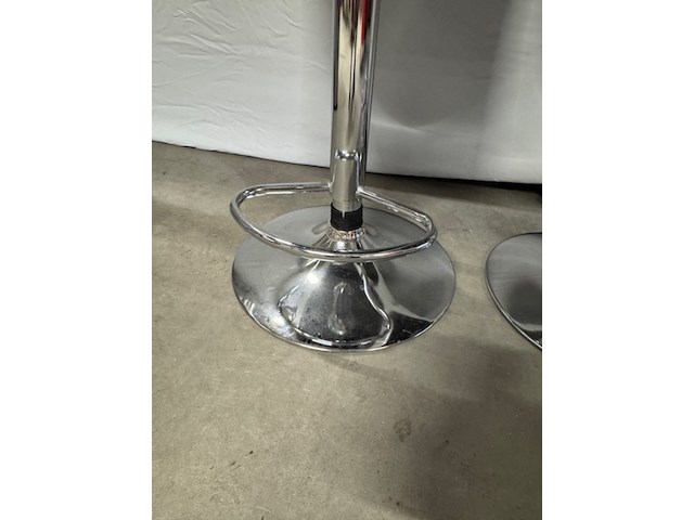 2x barkruk, grijs, in hoogte verstelbaar - afbeelding 2 van  3