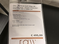 2x barkruk hay, soft edge 95, zwart - afbeelding 2 van  5