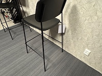 2x barkruk hay, soft edge 95, zwart - afbeelding 4 van  5