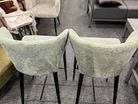 2x barkruk indigo richmond, geweven, fusion groen - afbeelding 3 van  6