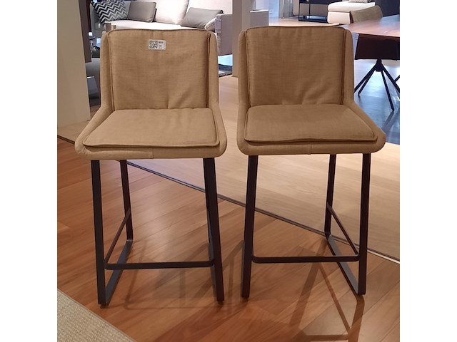 2x barkruk qliv, cambria, beige - afbeelding 3 van  10