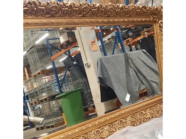 2x barokstijl spiegel, facet geslepen - afbeelding 10 van  13