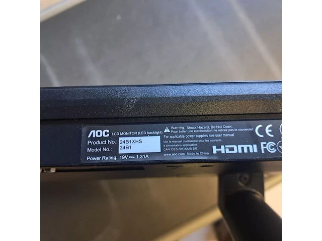2x beeldscherm & 1x tv, aoc, samsung - afbeelding 12 van  16