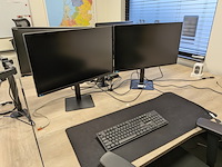 2x beeldscherm full hd samsung, s27d800uau - afbeelding 1 van  8