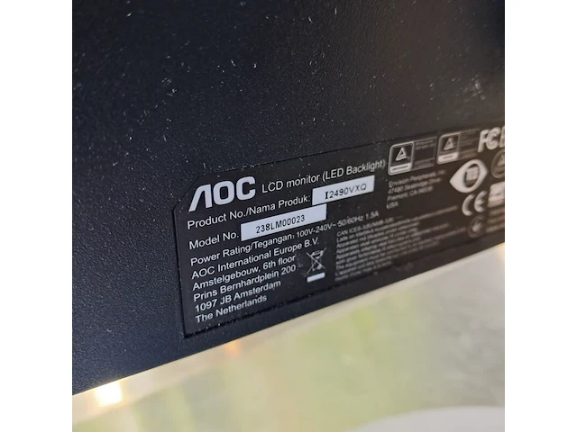 2x beeldscherm, inc muis & toetsenbord, logitech, dell, aoc - afbeelding 9 van  14