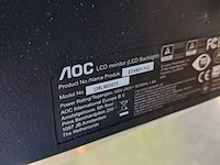 2x beeldscherm, inc muis & toetsenbord, logitech, dell, aoc - afbeelding 9 van  14
