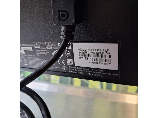 2x beeldscherm, inc muis & toetsenbord, logitech, dell, aoc - afbeelding 10 van  14