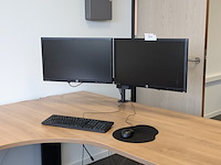 2x beeldscherm op arm hp - afbeelding 1 van  8