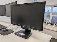 2x beeldscherm op arm met 1x beeldscherm hp - afbeelding 9 van  10