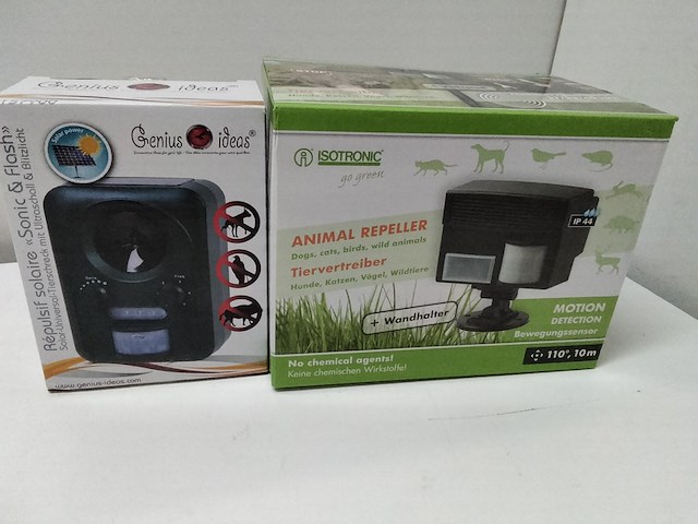 2x beesten verjager uit uw tuin, genius ideas/isotronic - afbeelding 1 van  5