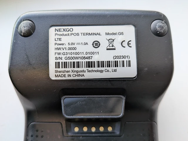 2x betaalterminal, nexgo, g5 - afbeelding 11 van  11