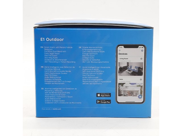 2x beveiligingscamera, reolink, e1 outdoor - afbeelding 2 van  2