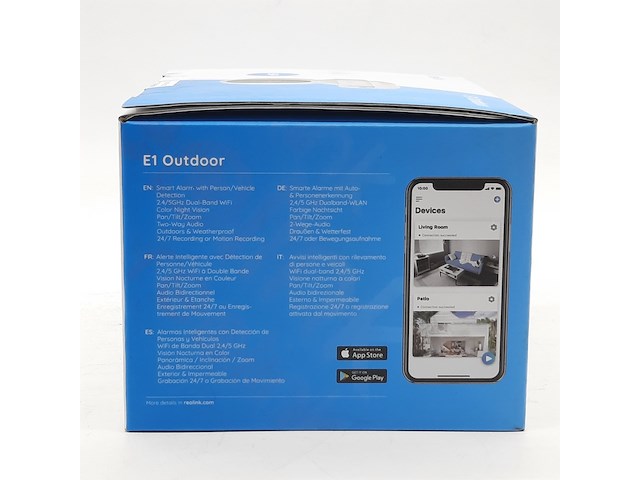2x beveiligingscamera, reolink, e1 outdoor - afbeelding 2 van  2