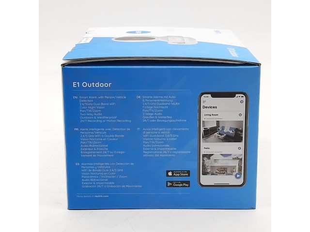 2x beveiligingscamera, reolink, e1 outdoor - afbeelding 2 van  2