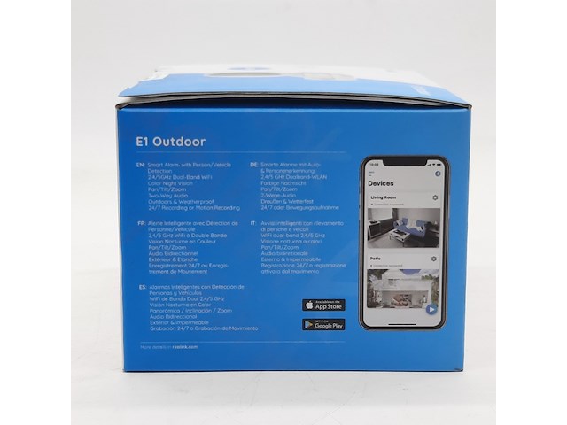 2x beveiligingscamera, reolink, e1 outdoor - afbeelding 2 van  2