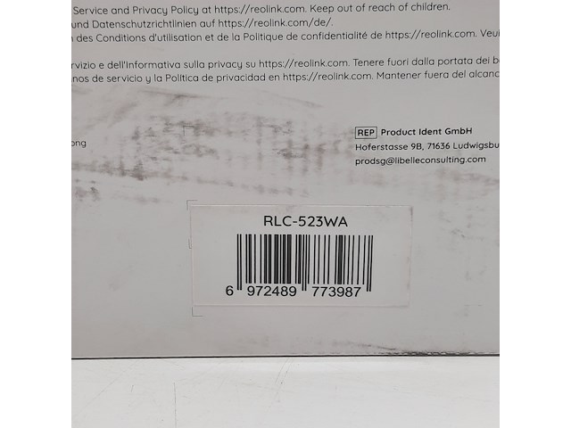 2x beveiligingscamera, reolink, rlc-523wa - afbeelding 3 van  3