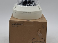2x beveiligingscamera, samsung, wisenet dome securitycamera - afbeelding 1 van  7