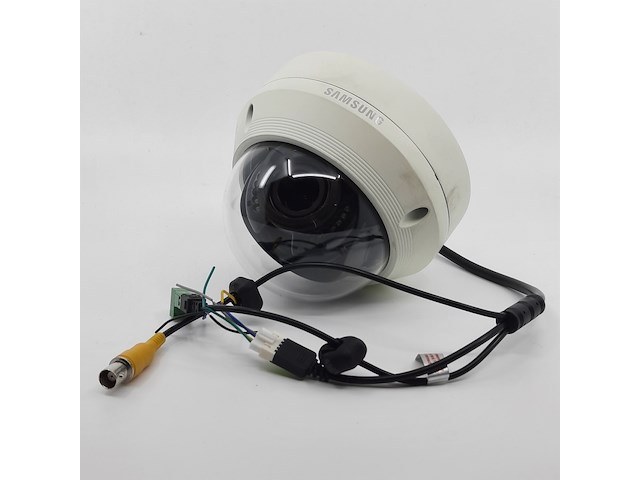 2x beveiligingscamera, samsung, wisenet scv-5083rp - afbeelding 1 van  4